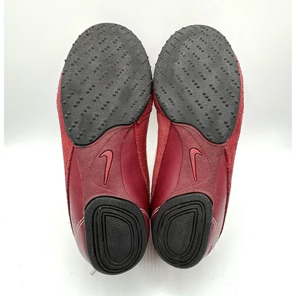 NIKE Sneakers Women's Size 6.5 Maroon Shoes Retro Athleisure Sporty - Picture 8 of 9